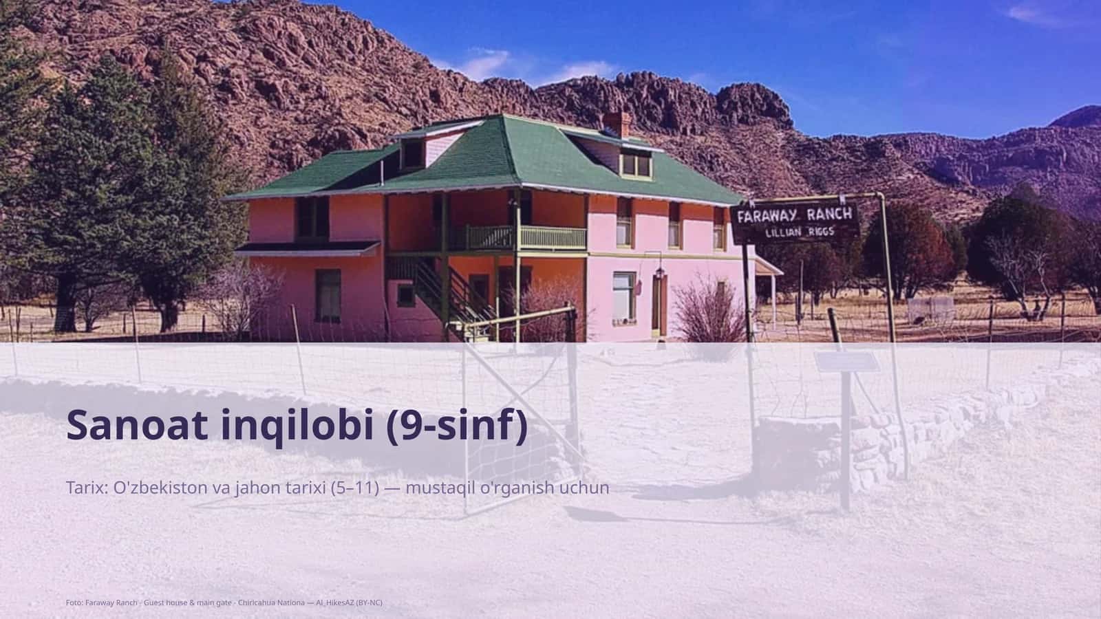 Sanoat inqilobi (9-sinf) 1