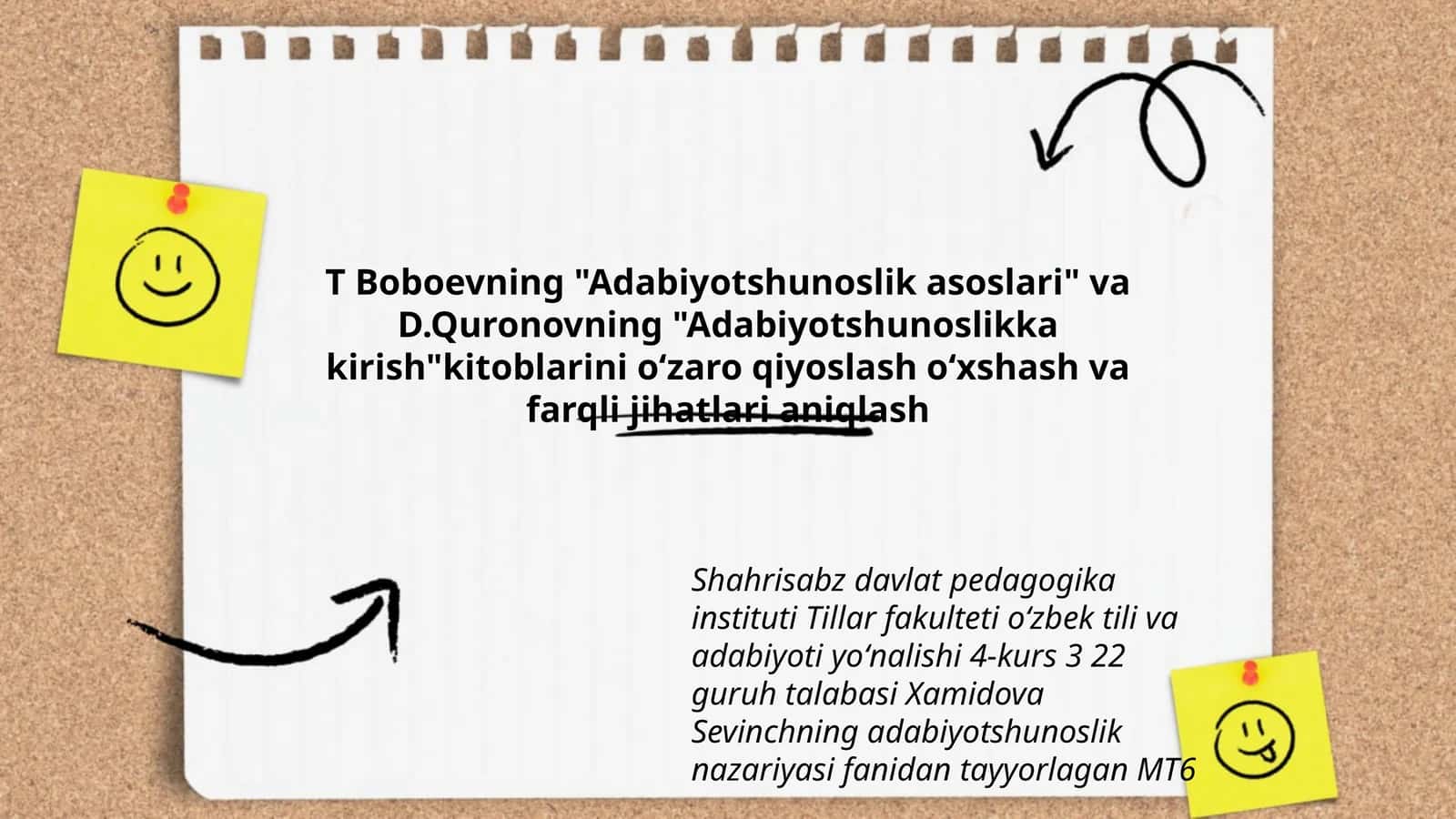 Adabiyotshunoslik asoslari 1