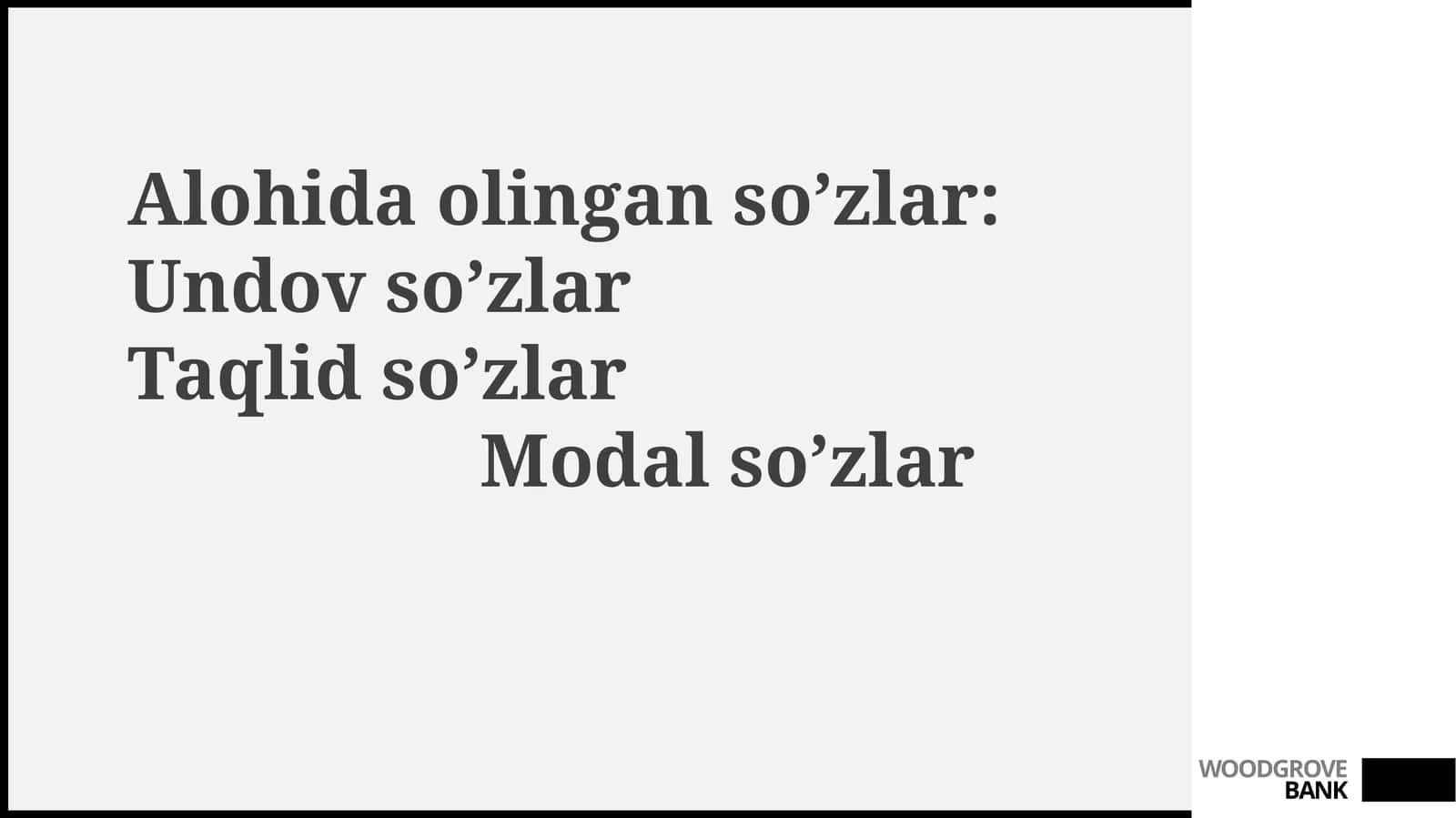 Undov so'zlari va ularning vazifalari 1