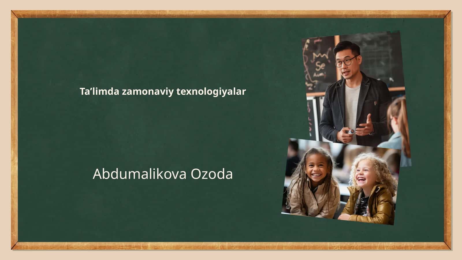 Zamonaviy ta'lim texnologiyalari 1