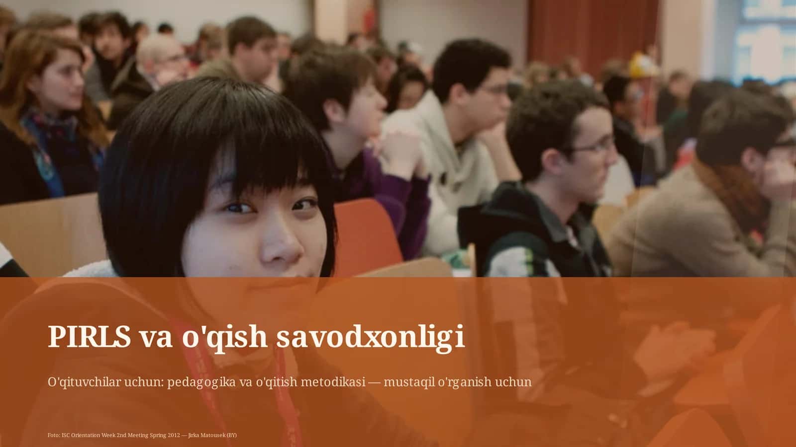 PIRLS va o'qish savodxonligi 1
