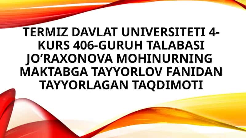 TA’LIMNI TABAQALASHTIRISHNING PSIXOLOGIK VA PEDAGOGIK VA DIDAKTIK MEZONLAR 1