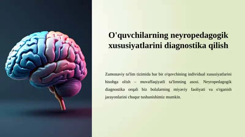 Neyropedagogik diagnostika 1