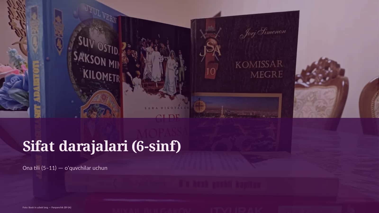 Sifat darajalari (6-sinf) 1