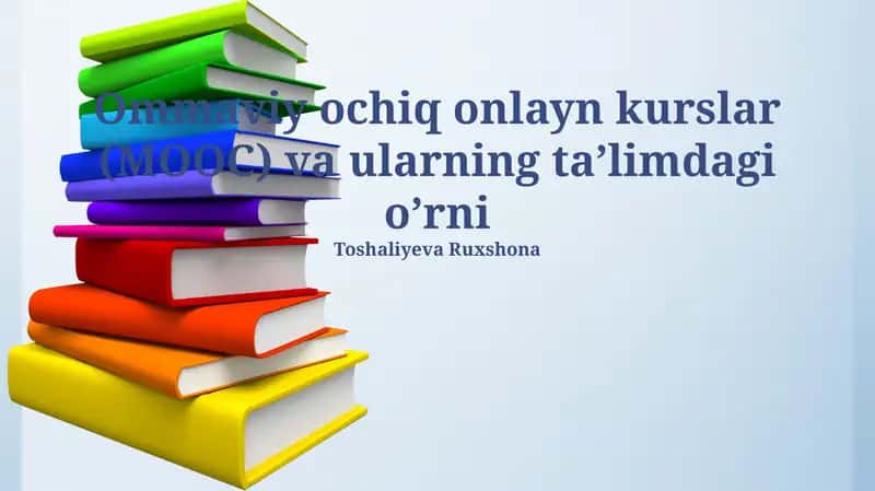 MOOClarning ta'rifi va xususiyatlari 1