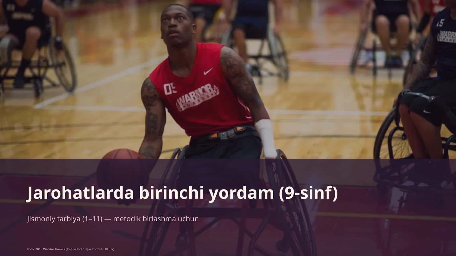 Jarohatlarda birinchi yordam (9-sinf) 1