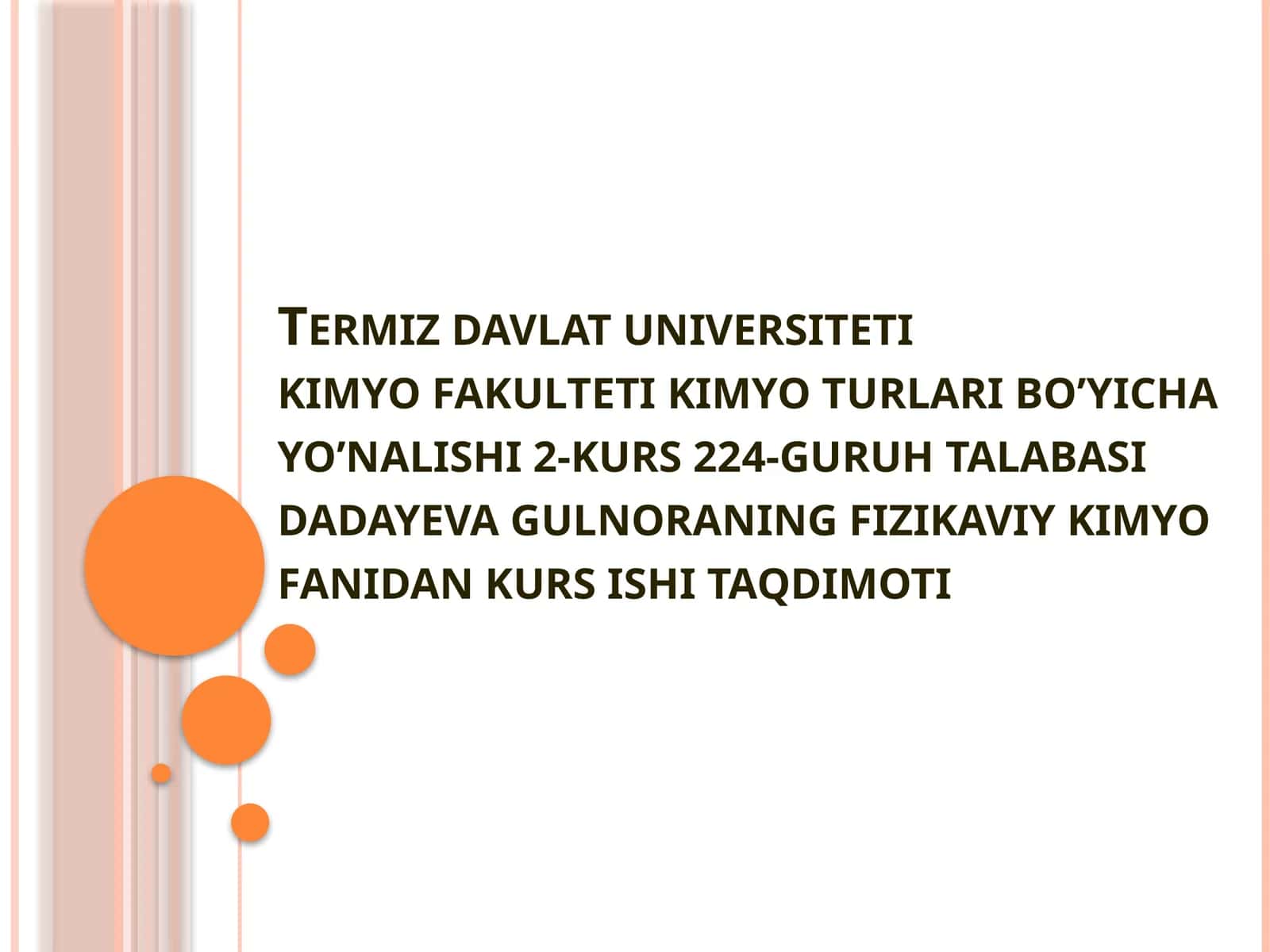 Tajribaviy qism 1
