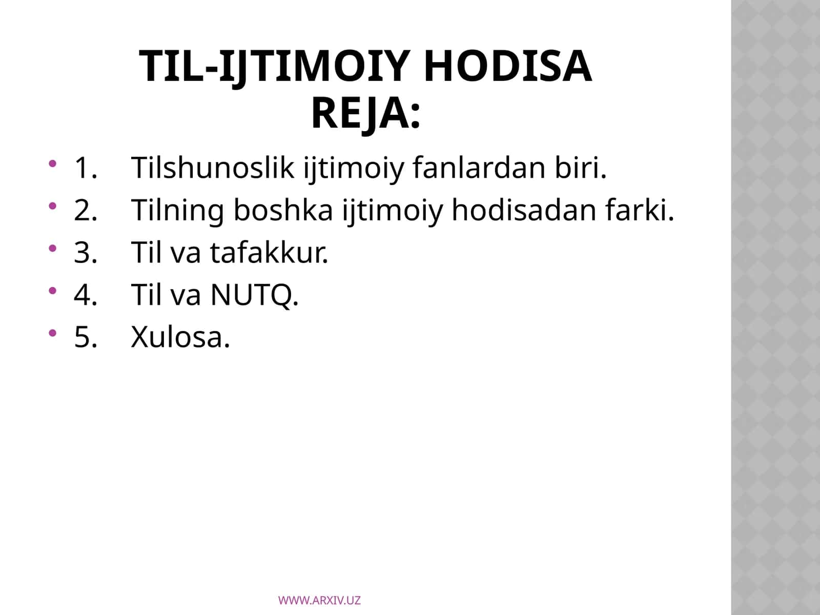 TIL-IJTIMOIY HODISA 1