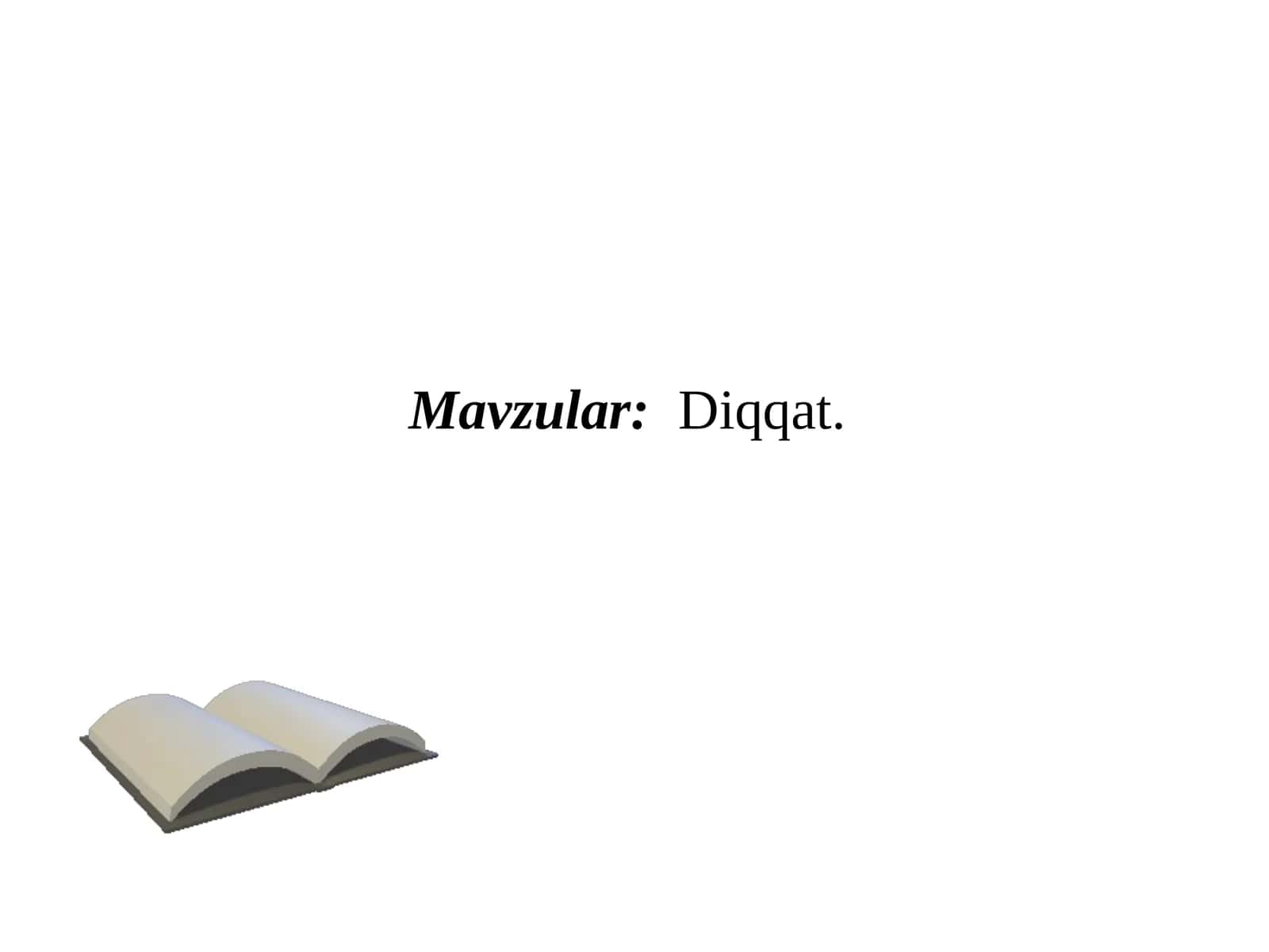 Diqqat 1