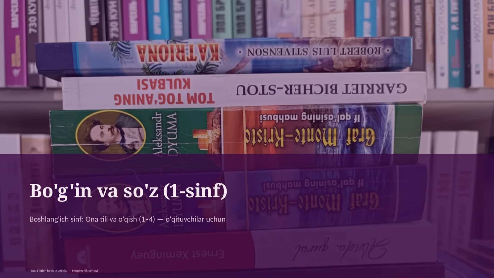 Bo'g'in va so'z (1-sinf) 1