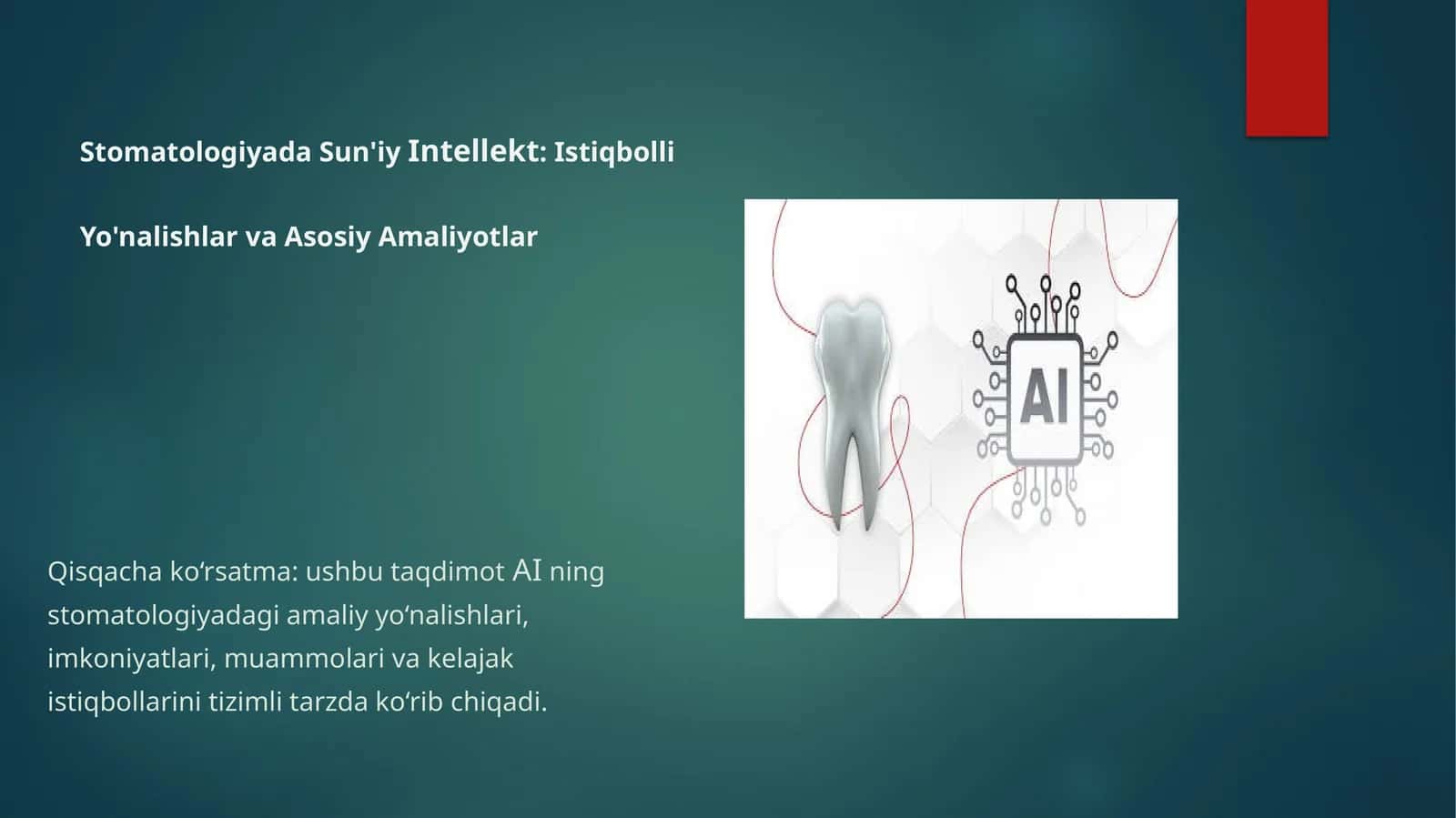 Stomatologiyada-suniy-itntelek yonalishla 1
