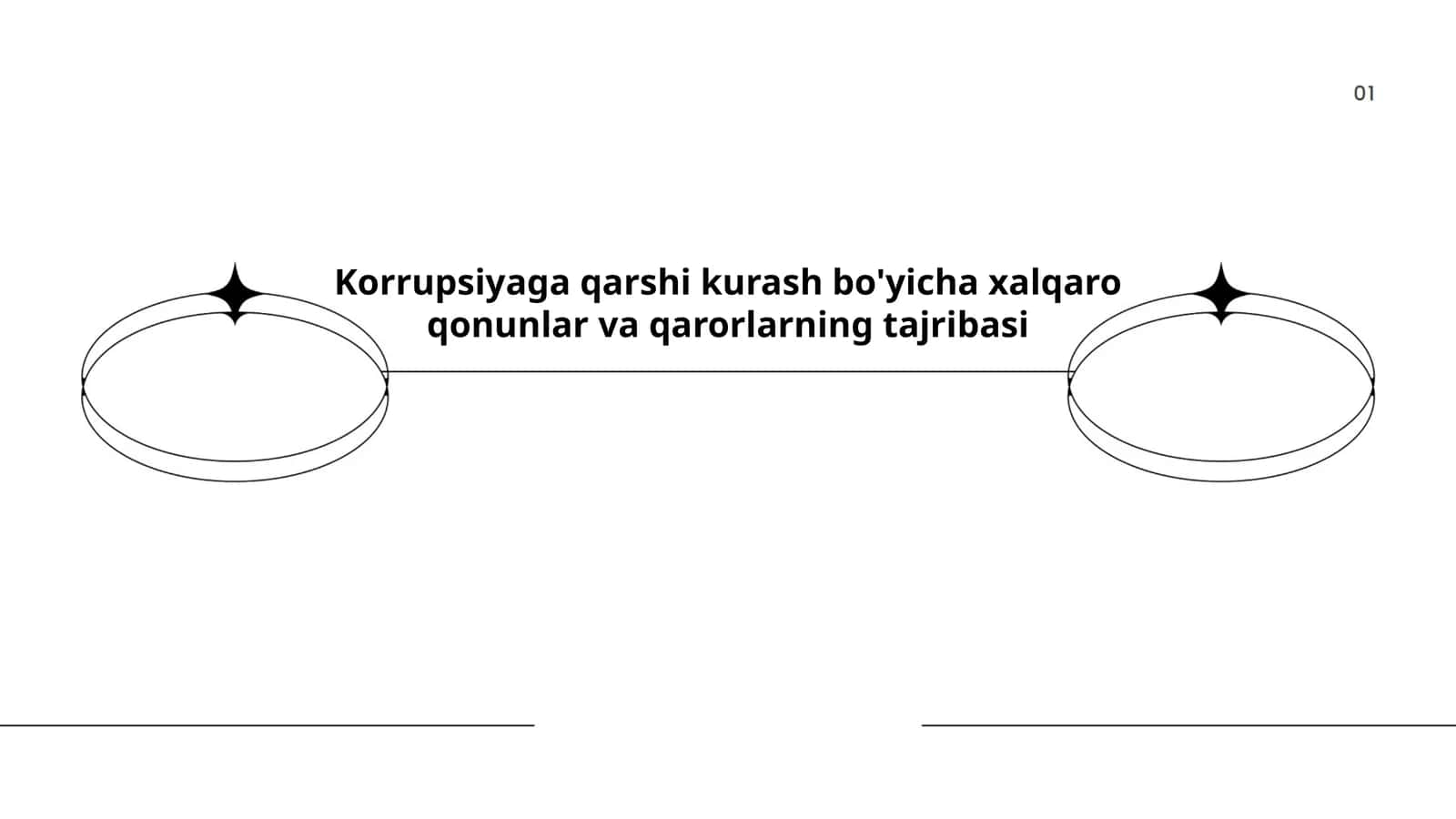 Korrupsiyaga qarshi kurash bo'yicha xalqaro qonunlar va qarorlarning tajribasi 1