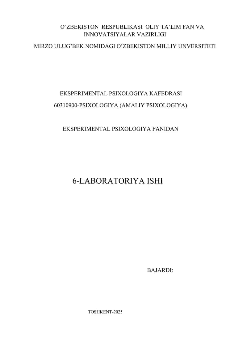 Bourdon testi (Korrektura testi) 1