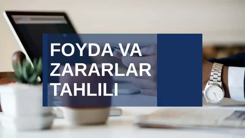 FOYDA VA ZARARLAR TAHLILI 1