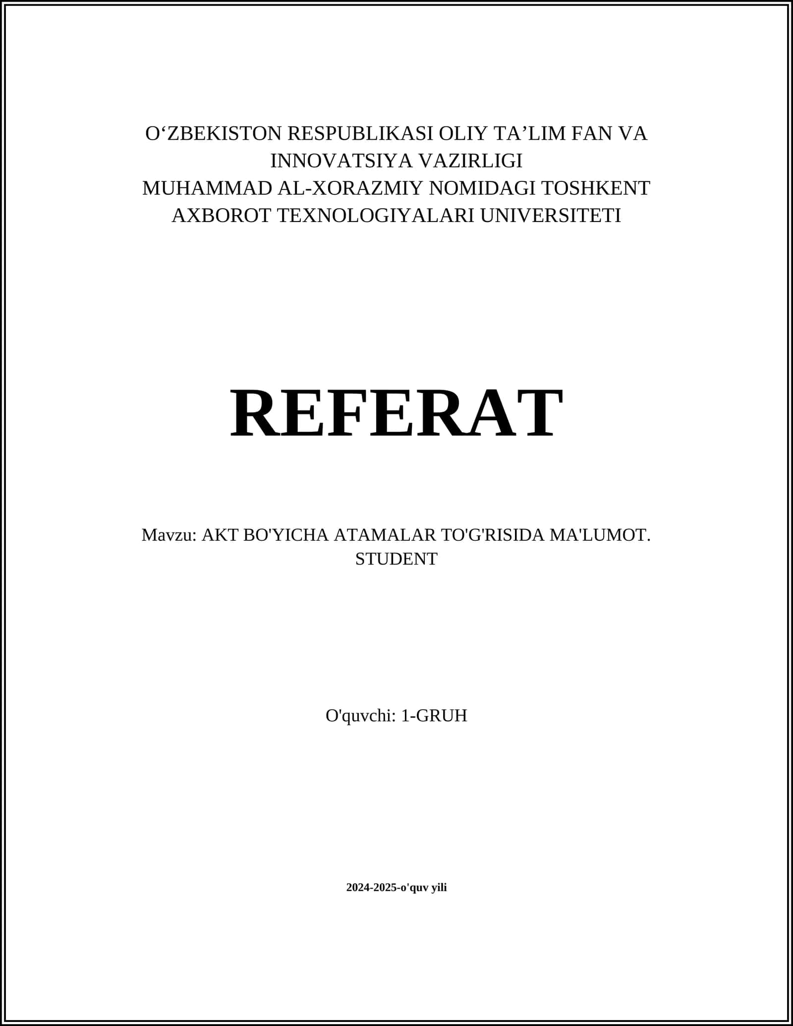 AKT va ta'lim 1