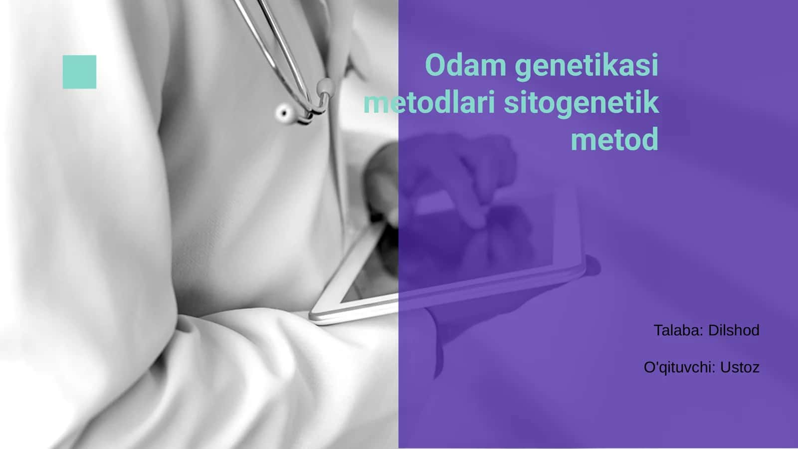 Sitogenetik metodlar 1
