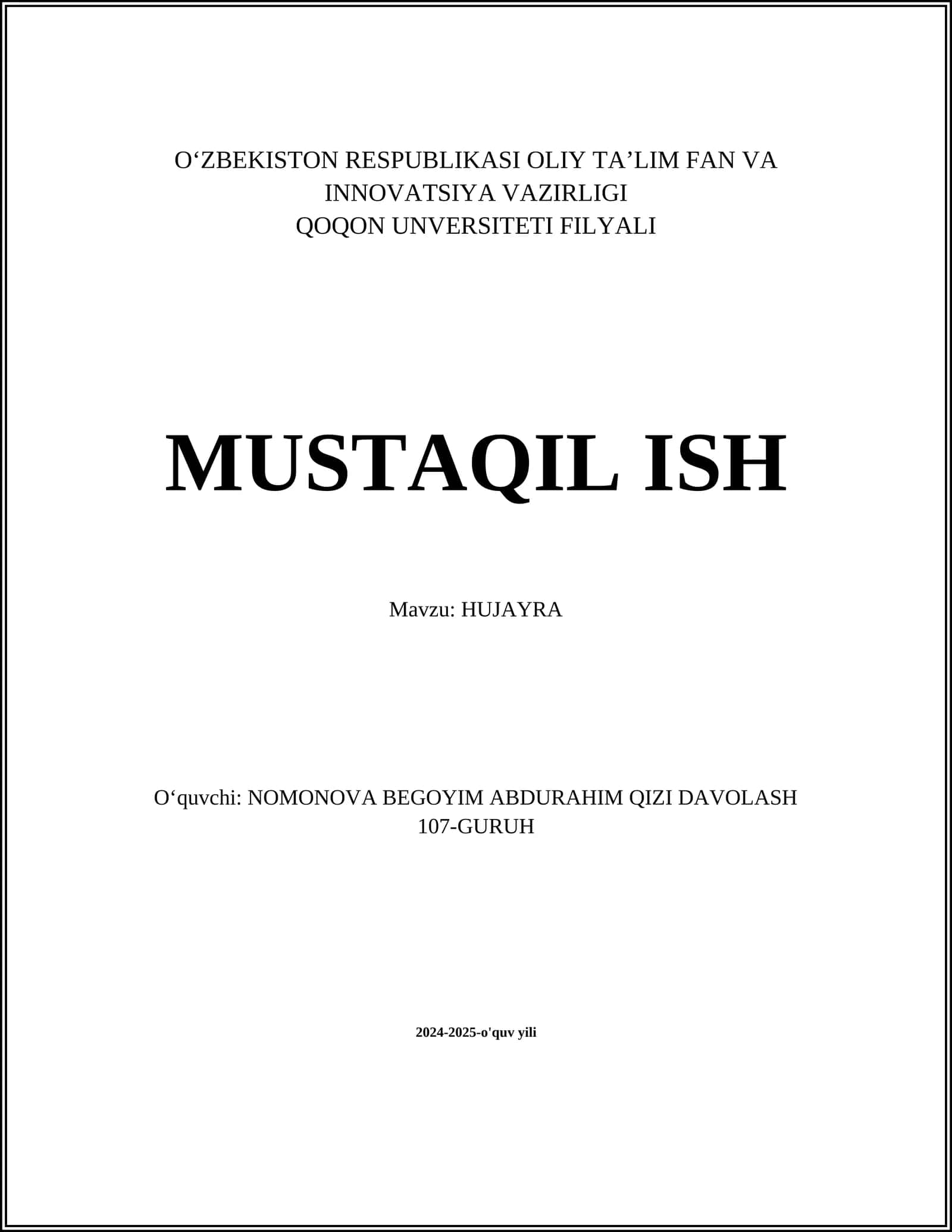 HUJAYRA 1
