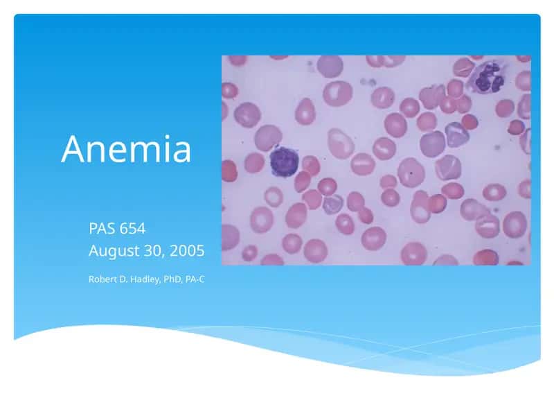 Anemia 1