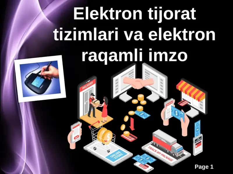 Elektrontijorattizimlari va elektronraqamli imzo 1