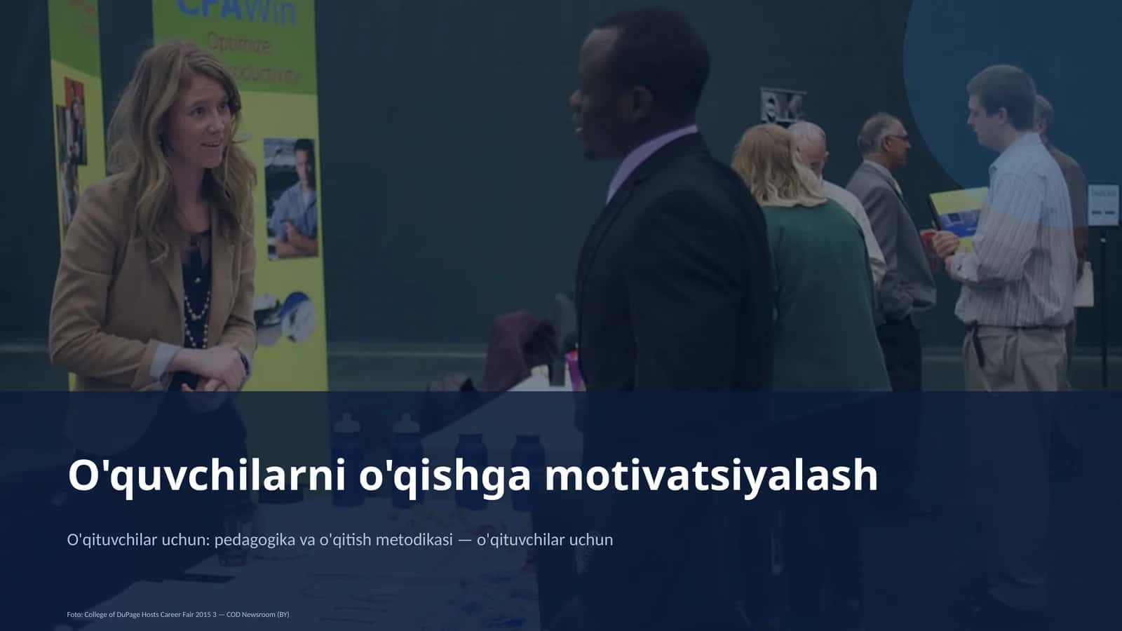 O'qituvchilar uchun: pedagogika va o'qitish metodikasi 1