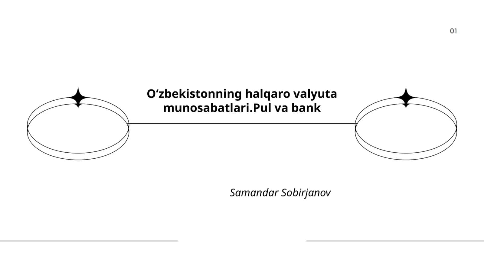 Oʻzbekistonning halqaro valyuta munosabatlari.Pul va bank 1