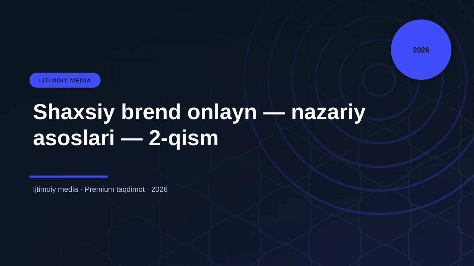 IJTIMOIY MEDIA 1