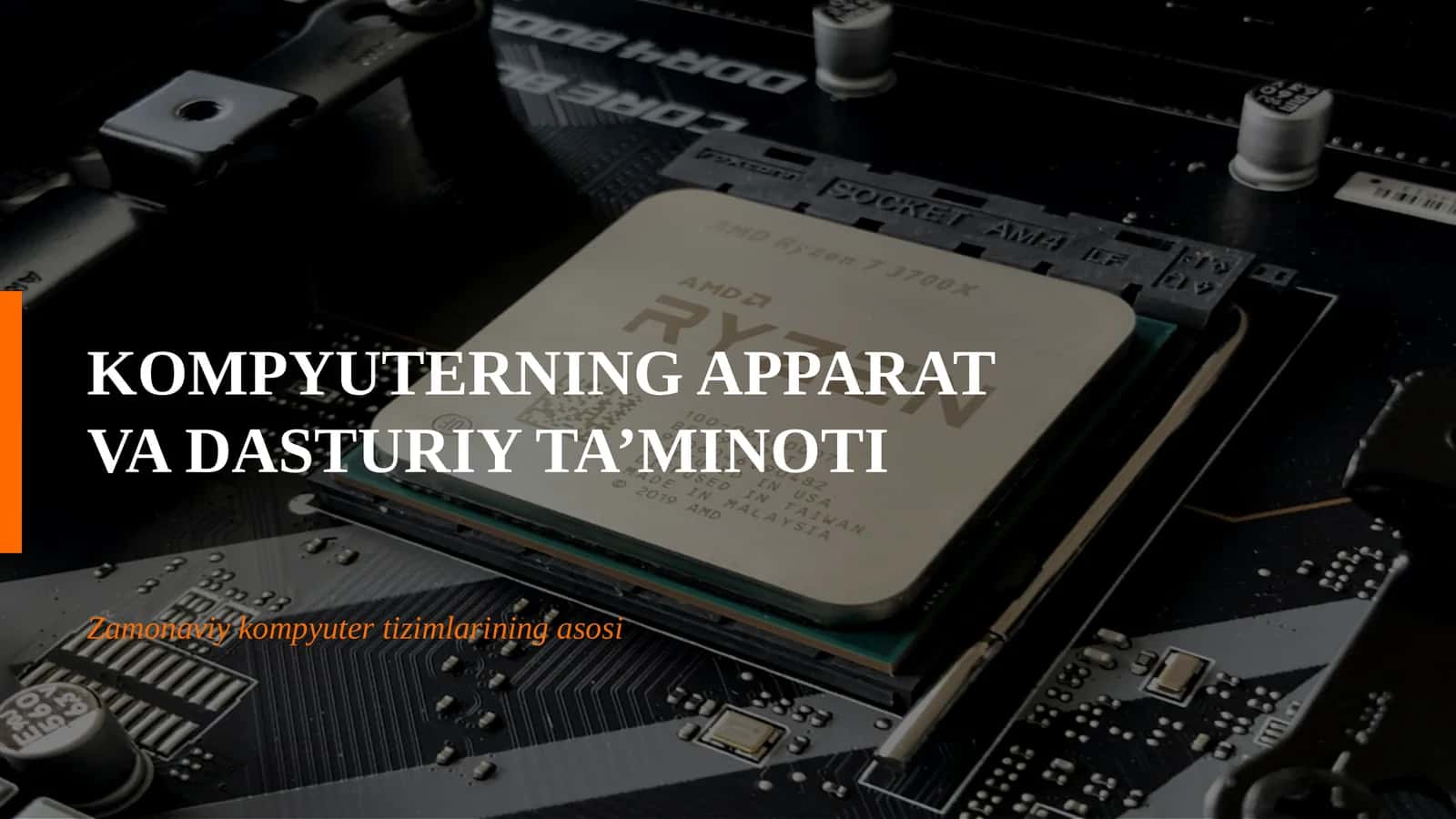 Kompyuterning Apparat va Dasturiy Ta’minoti 1