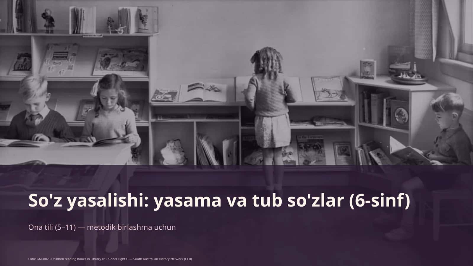 So'z yasalishi: yasama va tub so'zlar (6-sinf) 1