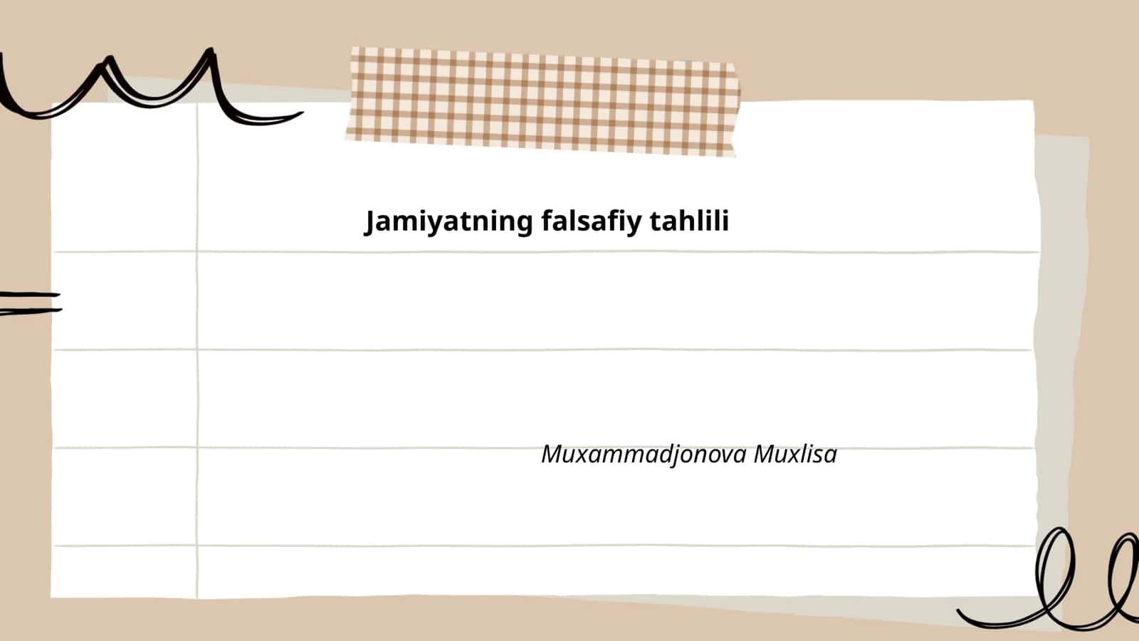 Jamiyatning falsafiy tahlili 1