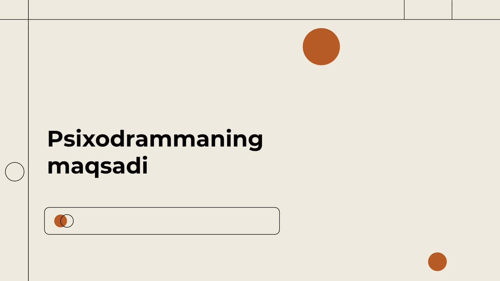 Psixodrammaning maqsadi 1