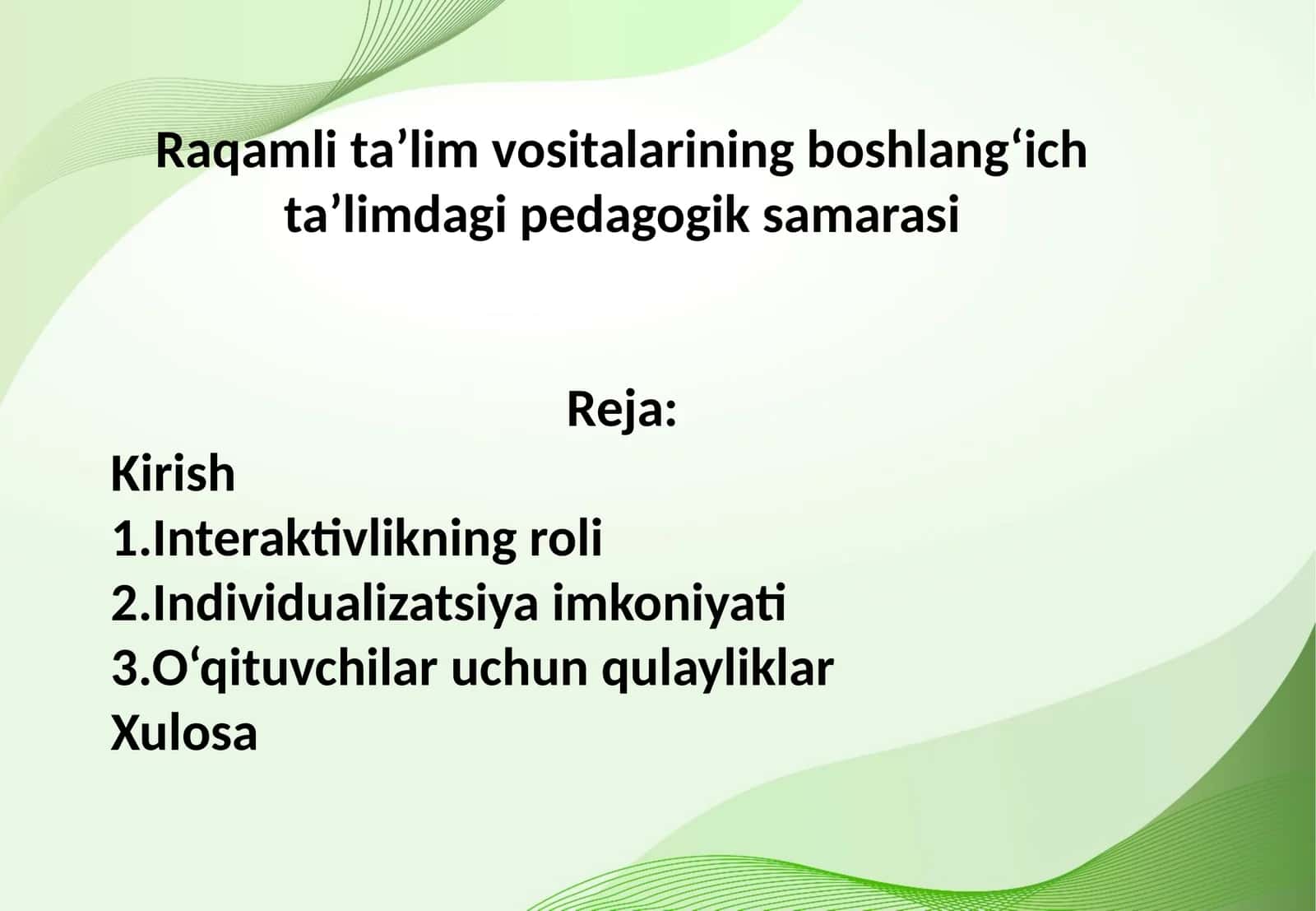 Raqamli ta’lim vositalarining boshlang‘ich ta’limdagi pedagogik samarasi 1