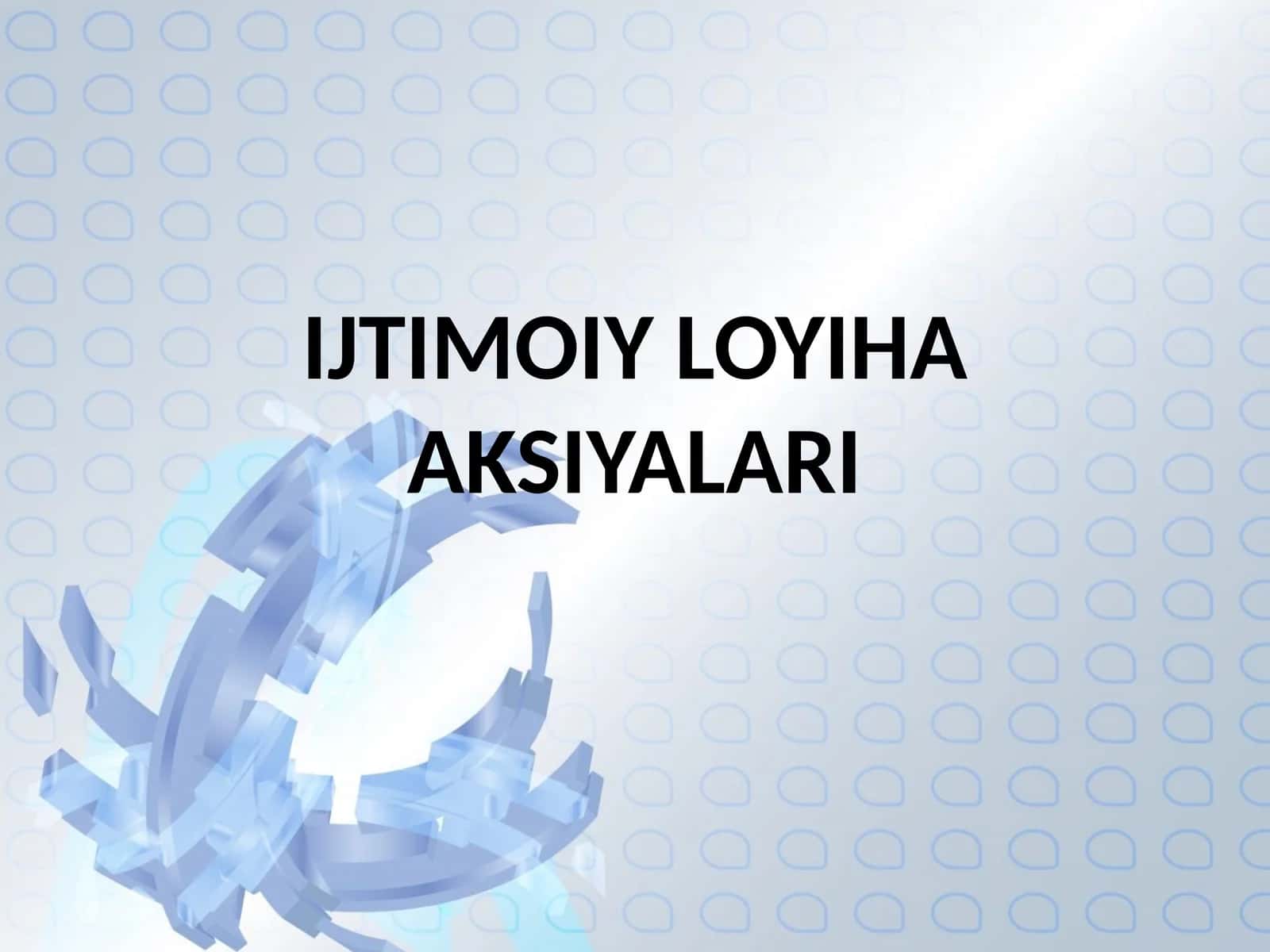Tibbiyot kolleji ijtimoiy loyihalari 1