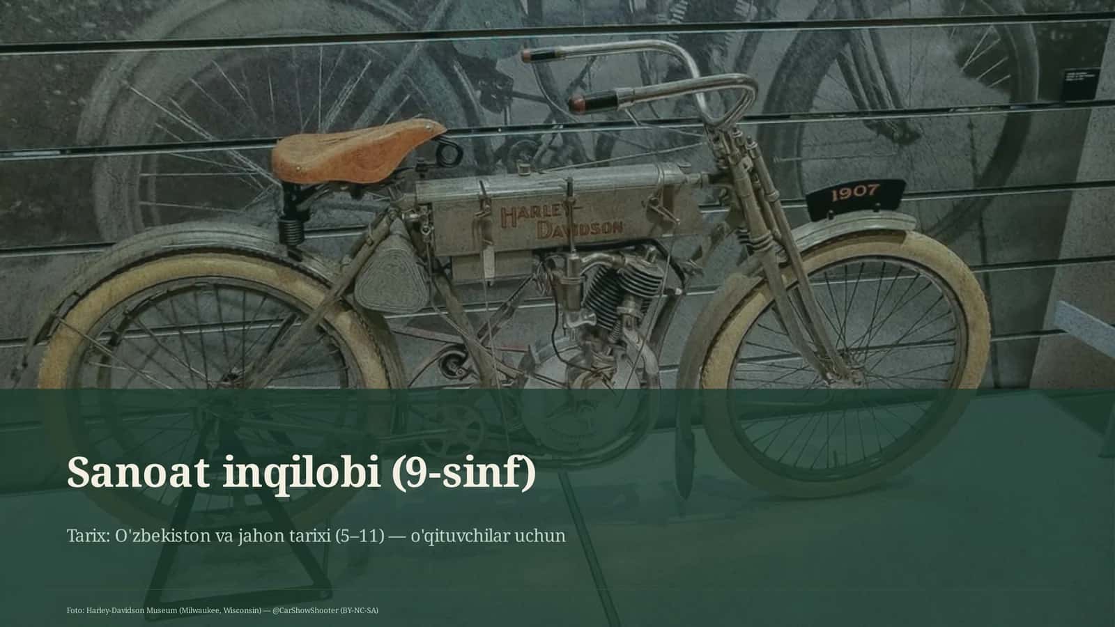 Sanoat inqilobi (9-sinf) 1