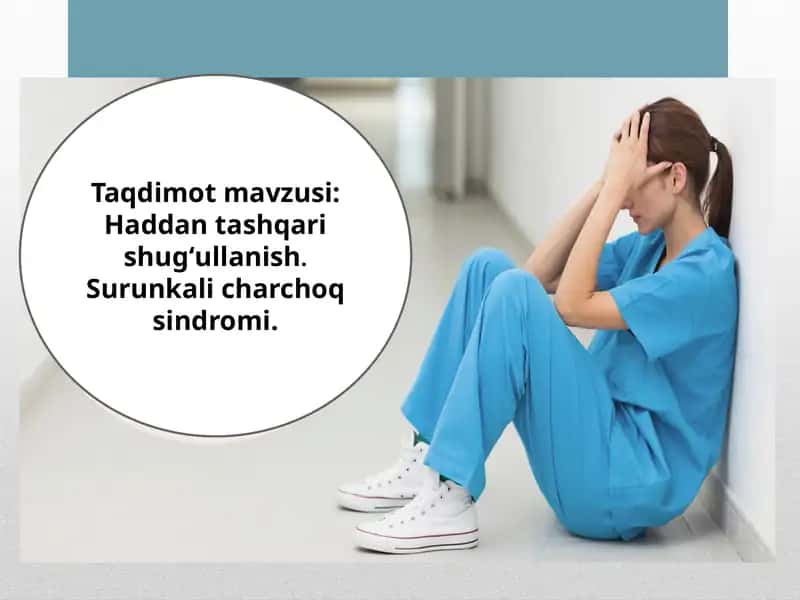 Surunkali charchoq sindromi (CFS) 1