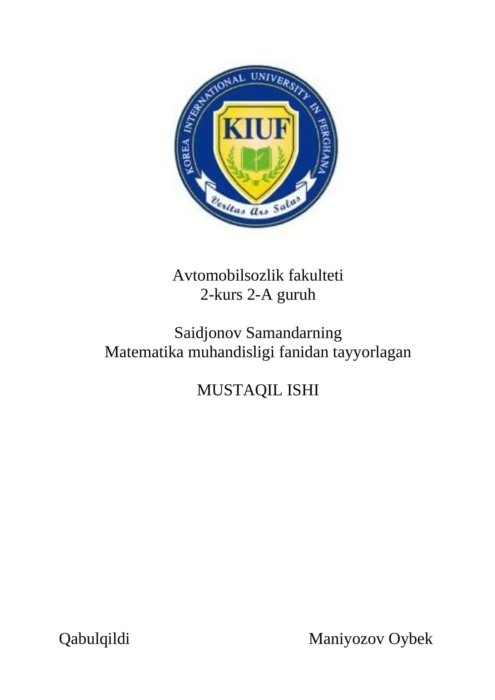 Avtomobilsozlik fakulteti 1