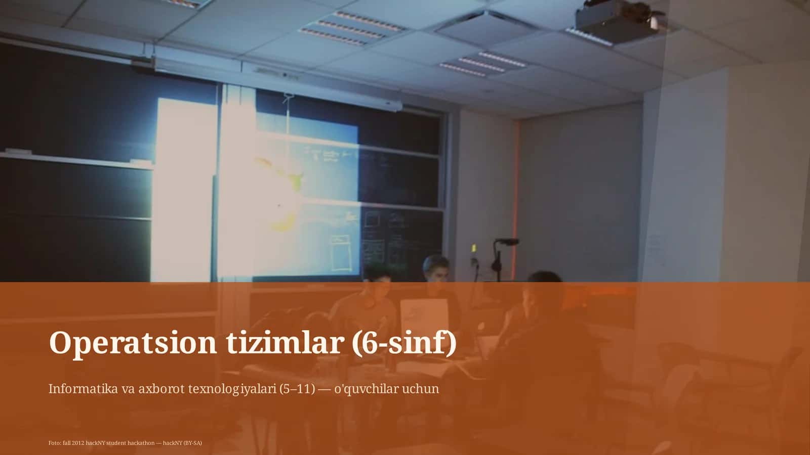 Operatsion tizimlar (6-sinf) 1