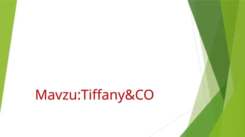 Tiffany&CO 1