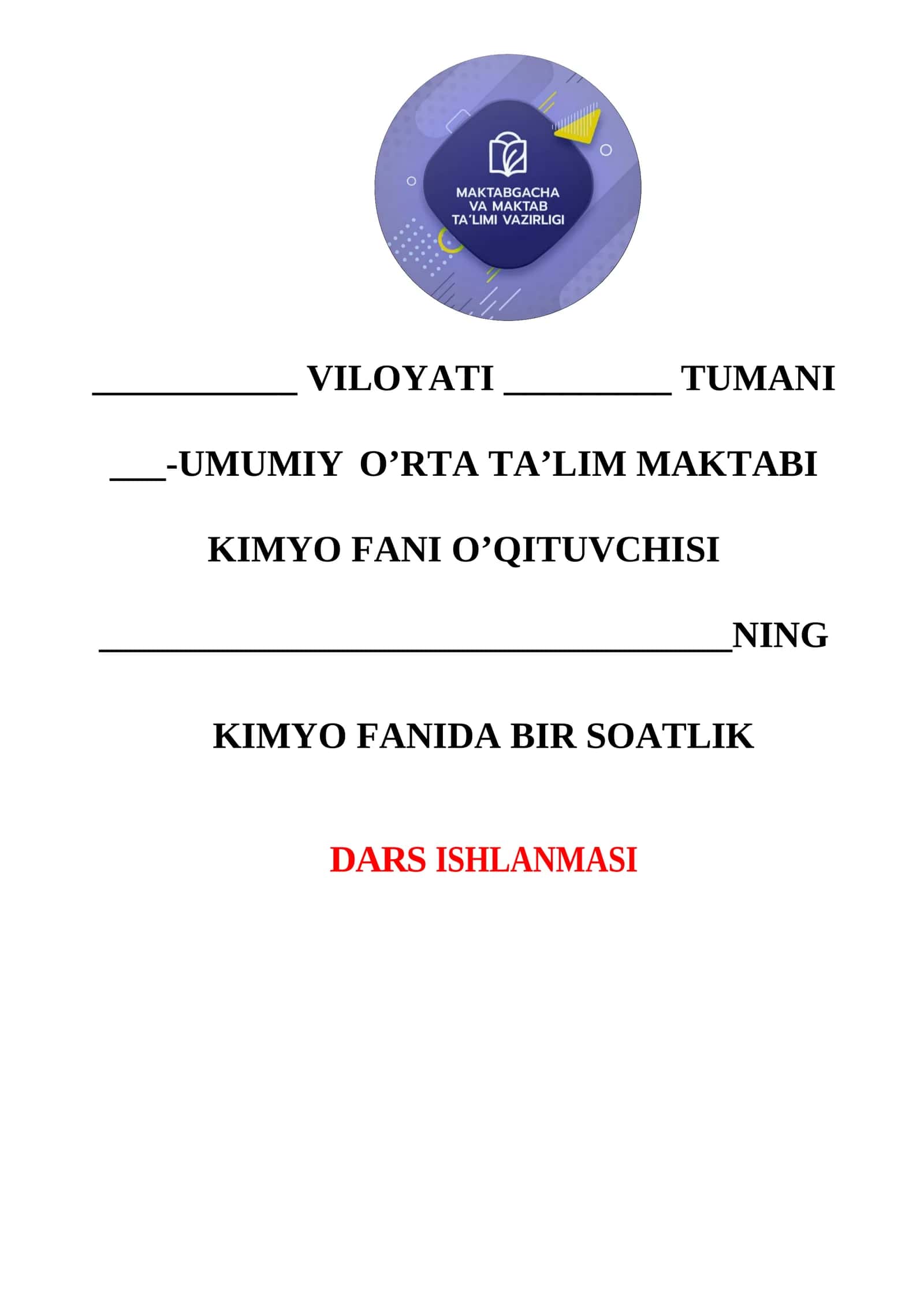 Kislotali yomg’irlar Dars Ishlanmasi 1