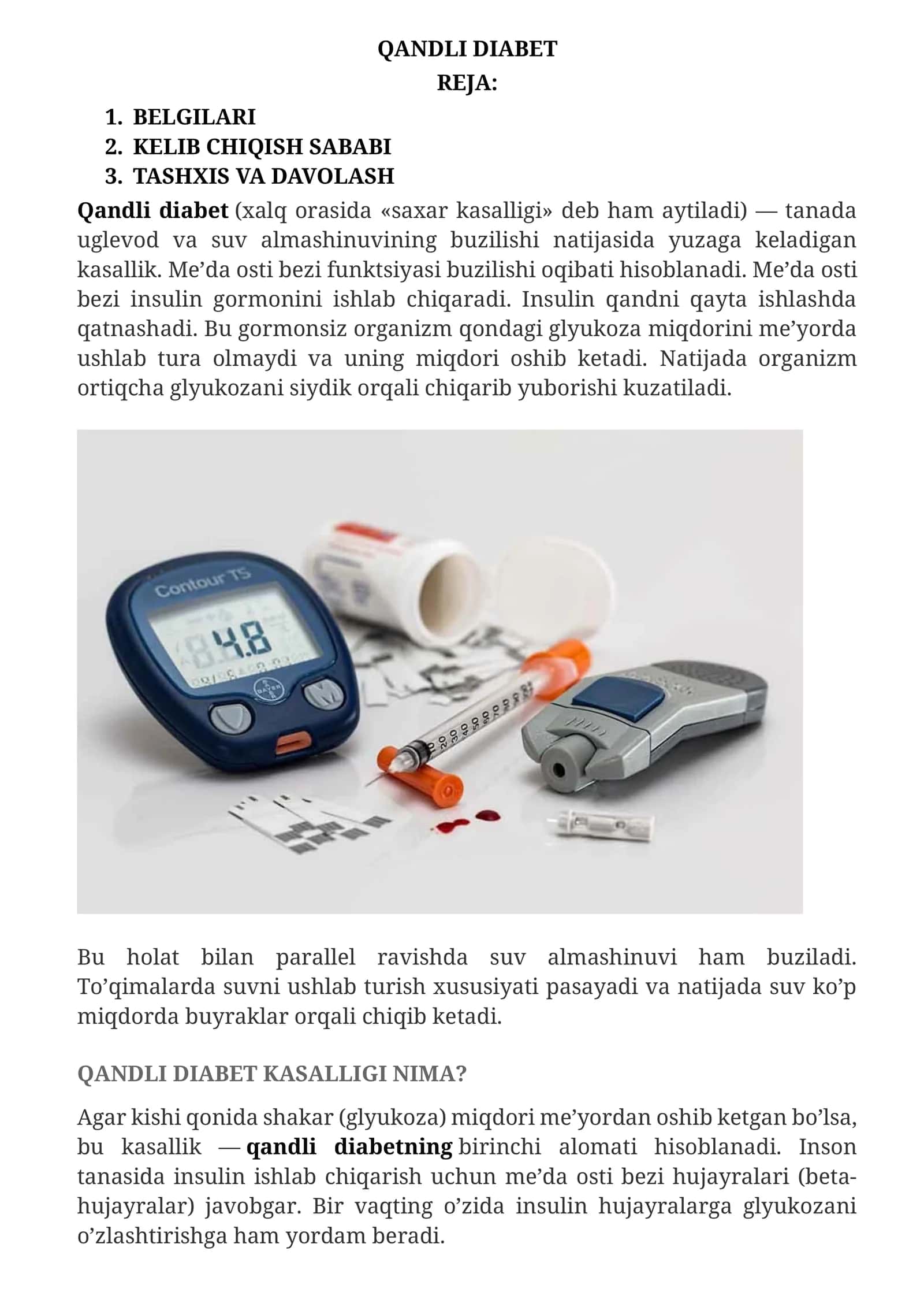 QANDLI DIABET 1