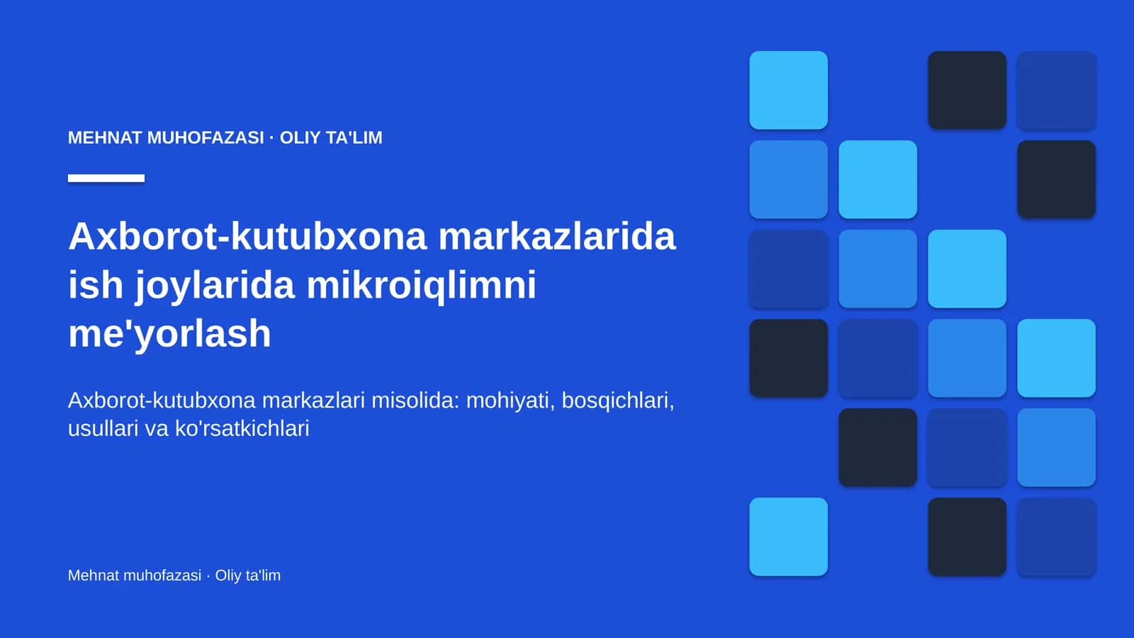 axborot kutubxona markazlarida ish joylarida mikroiqlimni me'yorlash 6064 1
