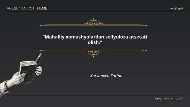 Mahalliy xomashyolardan sellyuloza atsetati olish 1
