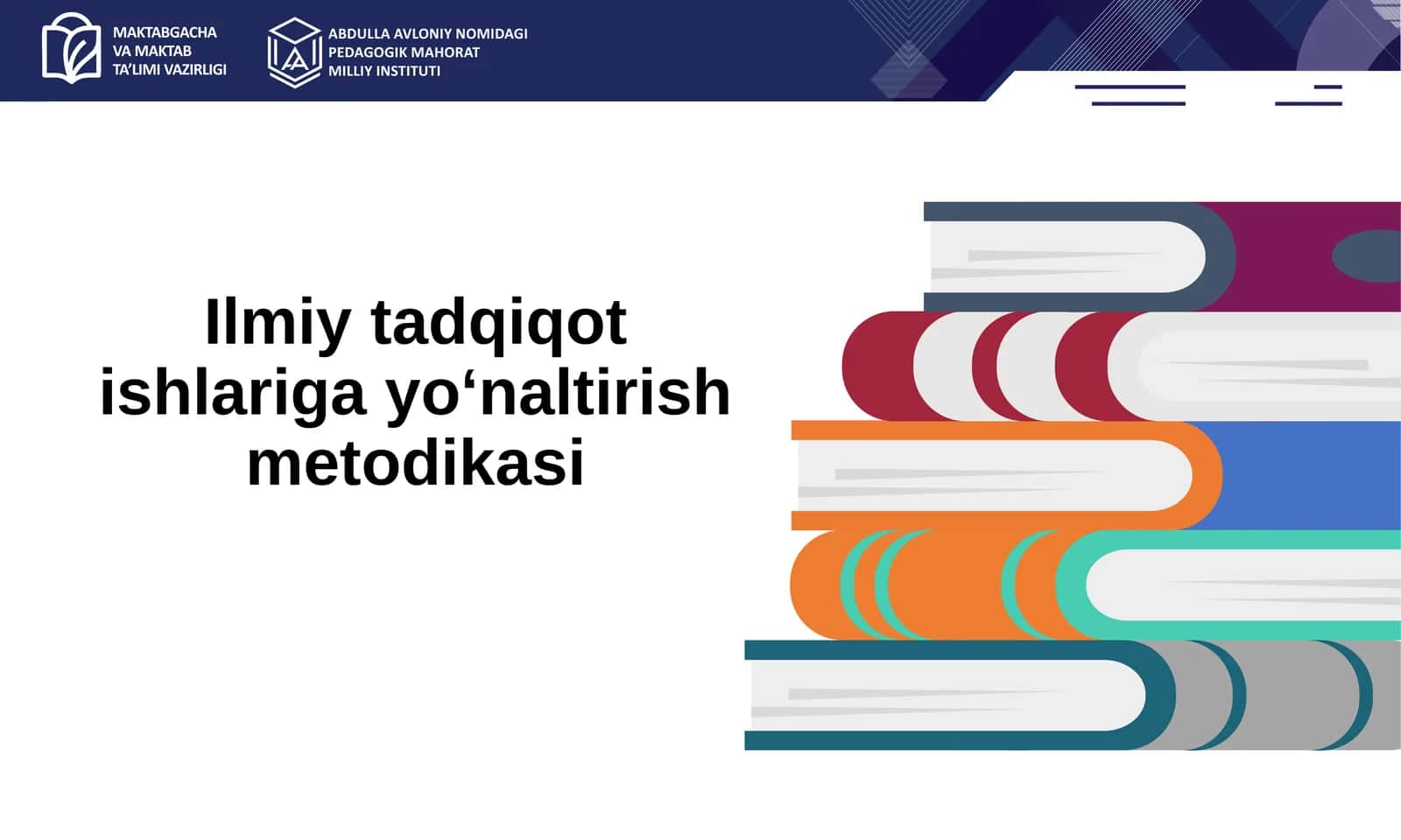 Ilmiy tadqiqot ishlariga yo‘naltirish metodikasi 1