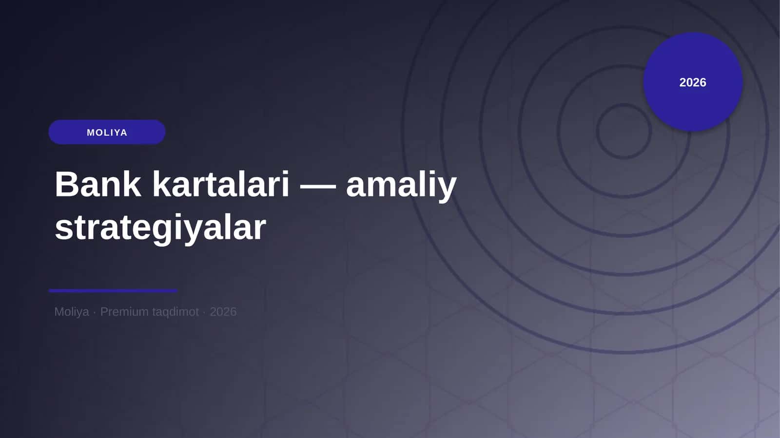 Bank kartalari — amaliy strategiyalar 1
