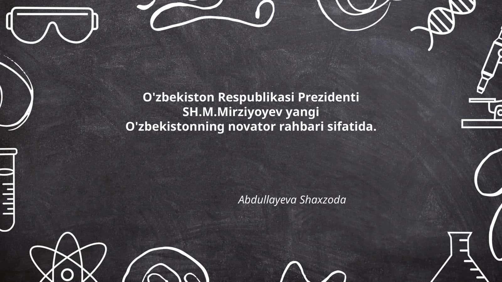 Shavkat Mirziyoyevning siyosiy islohotlari 1