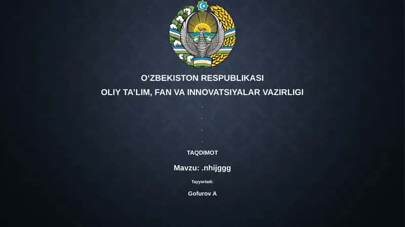 Kirish 1