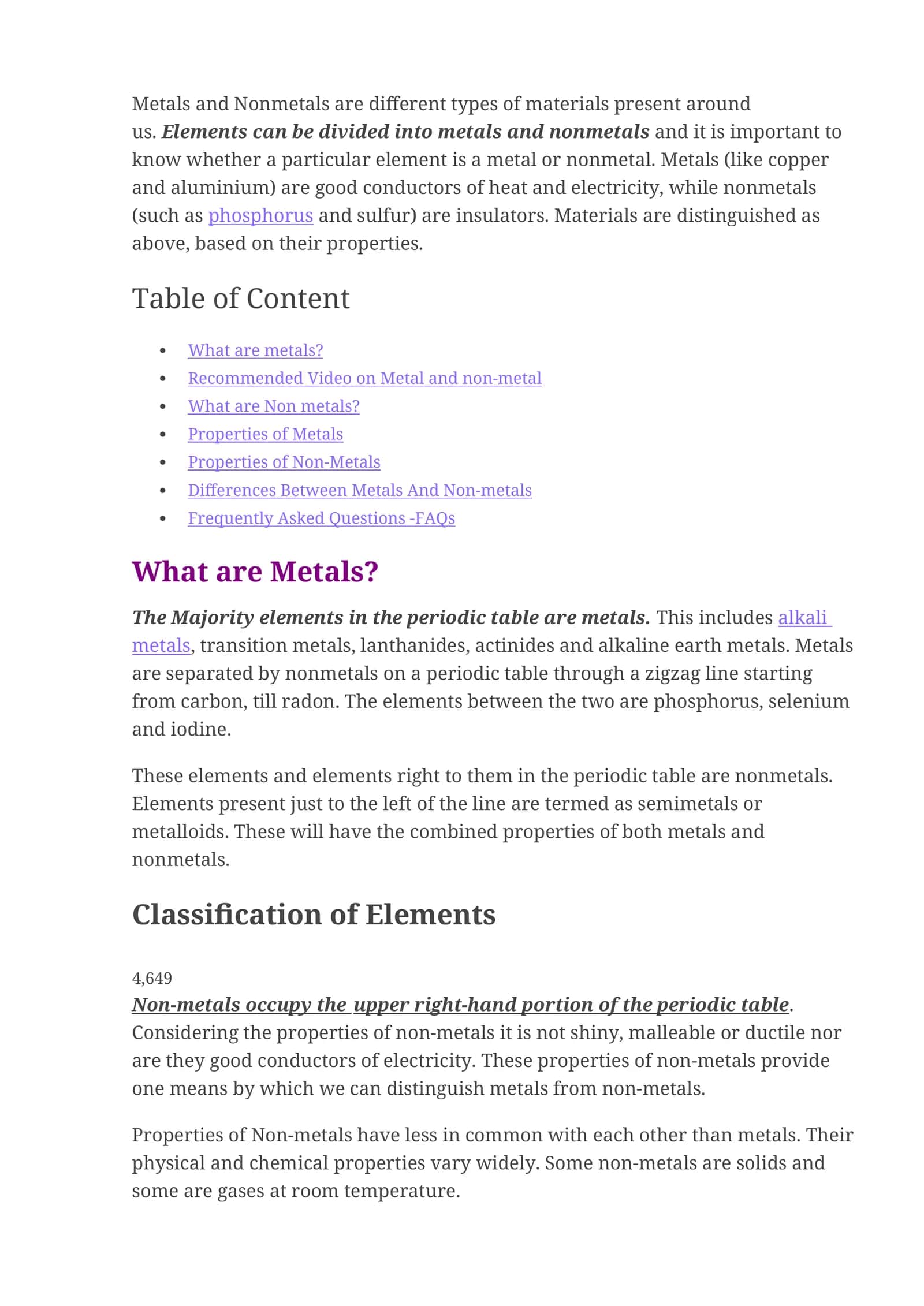 Materials and Their Properties 1