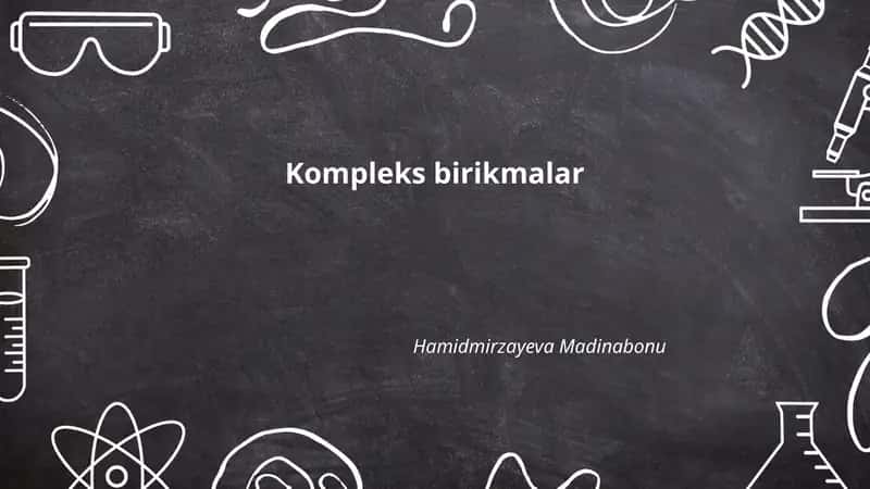 Kompleks birikmalar 1
