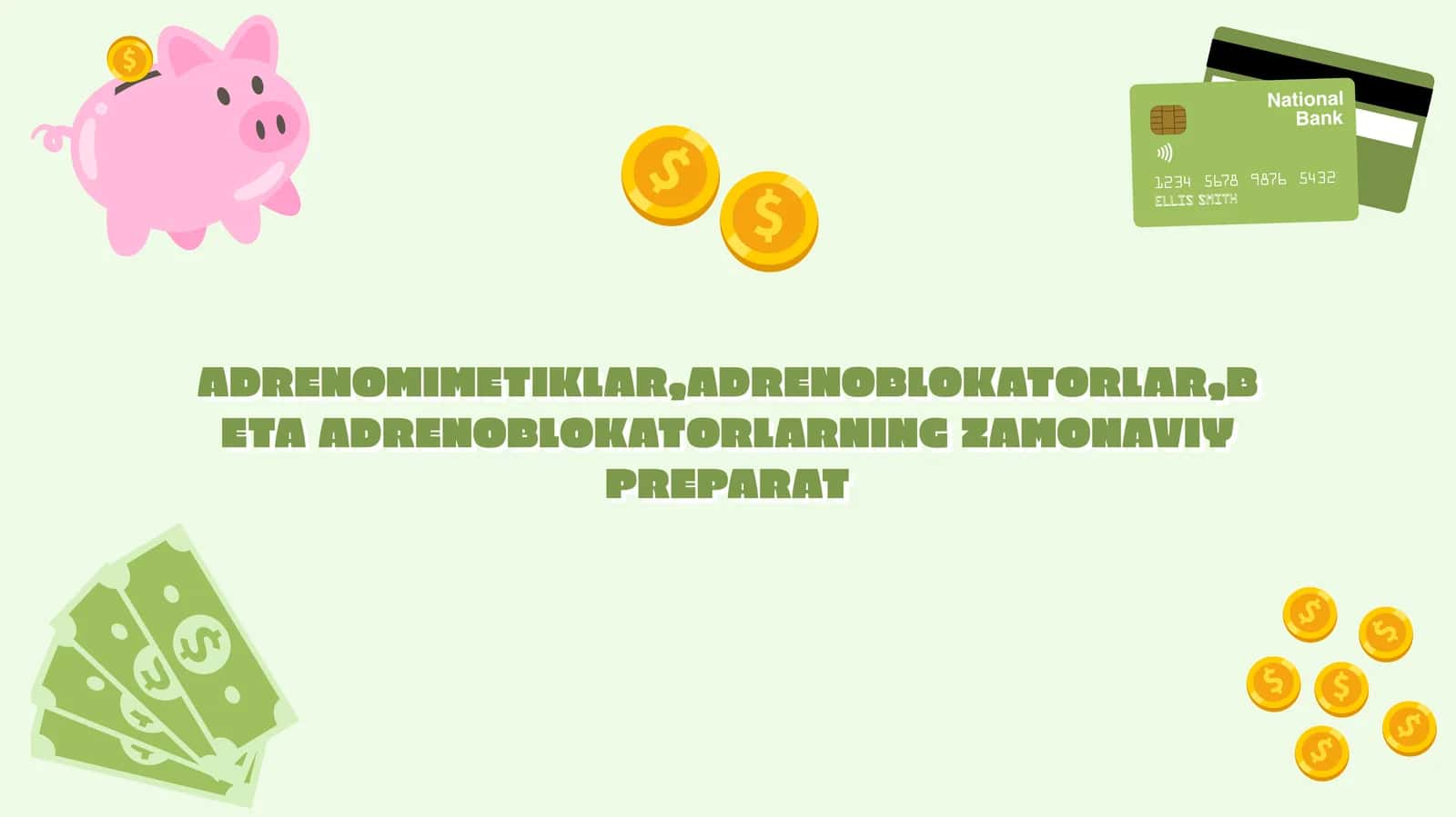 ADRENOMIMETIKLAR,ADRENOBLOKATORLAR,BETA ADRENOBLOKATORLARNING ZAMONAVIY PREPARAT 1