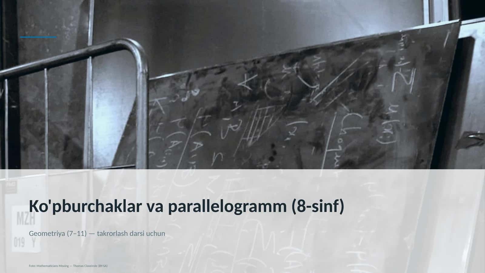 Ko'pburchaklar va parallelogramm (8-sinf) 1