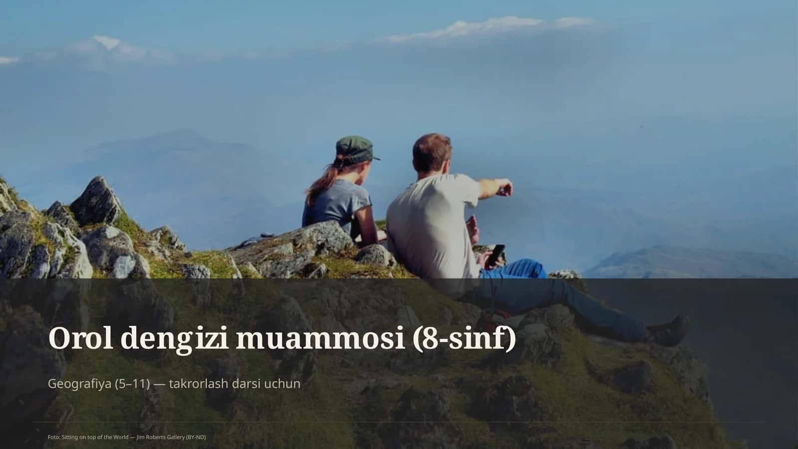 Orol dengizi muammosi (8-sinf) 1